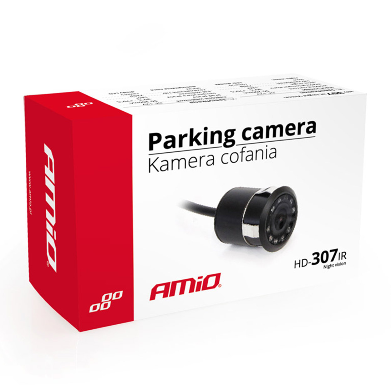 Εικόνα 4 από 4 — Amio – Κάμερα οπισθοπορείας HD-307 IR Night Vision με LED 18mm 12V, εξασφαλίστε απόλυτη ορατότητα στο σκοτάδι με υπέρυθρες διόδους για ασφαλές παρκάρισμα – 1 Τεμ. (02164/AM)