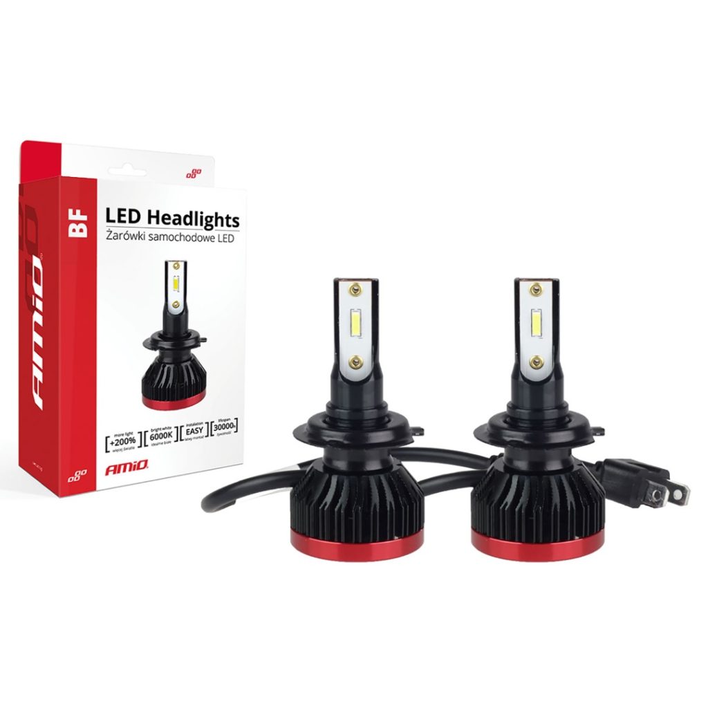Εικόνα 5 από 5 — AMiO – LED H7 BF-Series 6.000K, απογειώστε τη νυχτερινή ορατότητα με ισχύ 50W και 3.100lm για κρυστάλλινο φωτισμό σε κάθε διαδρομή – 2 Τεμ. (02242/AM)