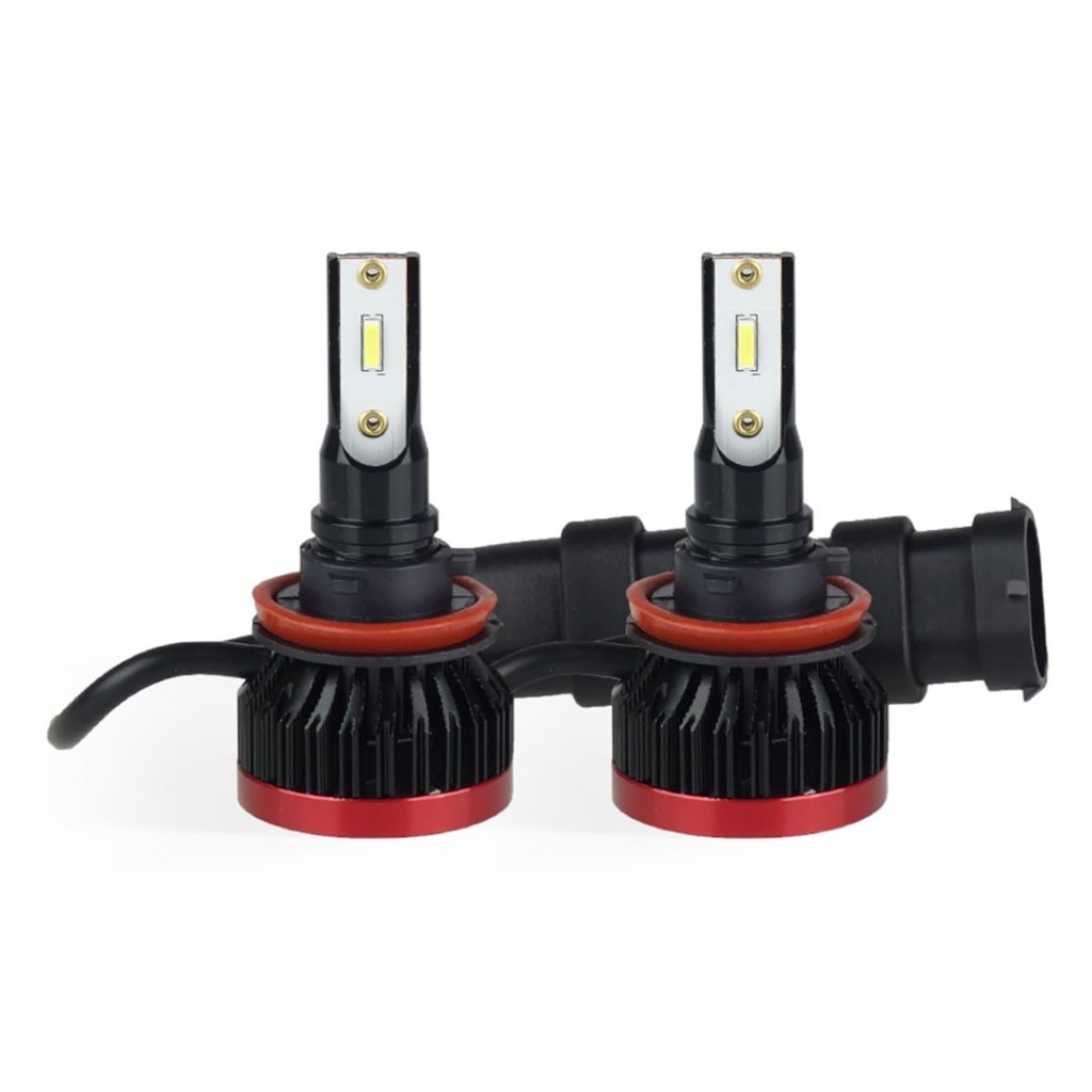 Εικόνα 1 από 2 — AMiO – LED H8/H9/H11/H16 BF-Series 6.000K, απογειώστε τη νυχτερινή ορατότητα με ισχύ 50W και 3.100lm για κρυστάλλινο φωτισμό σε κάθε διαδρομή – 2 Τεμ. (02245/AM)
