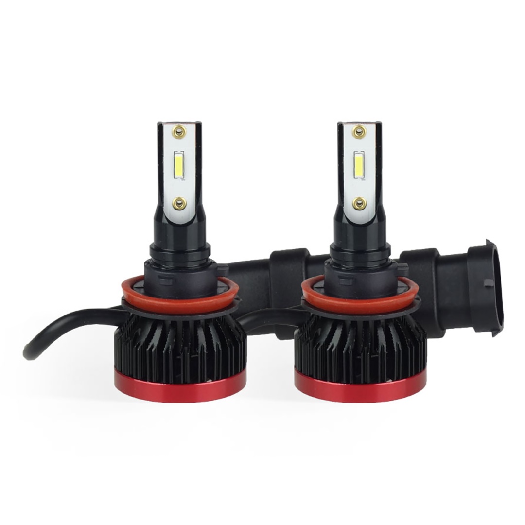Εικόνα 1 από 2 — AMiO – LED H8/H9/H11/H16 BF-Series 6.000K, απογειώστε τη νυχτερινή ορατότητα με ισχύ 50W και 3.100lm για κρυστάλλινο φωτισμό σε κάθε διαδρομή – 2 Τεμ. (02245/AM)