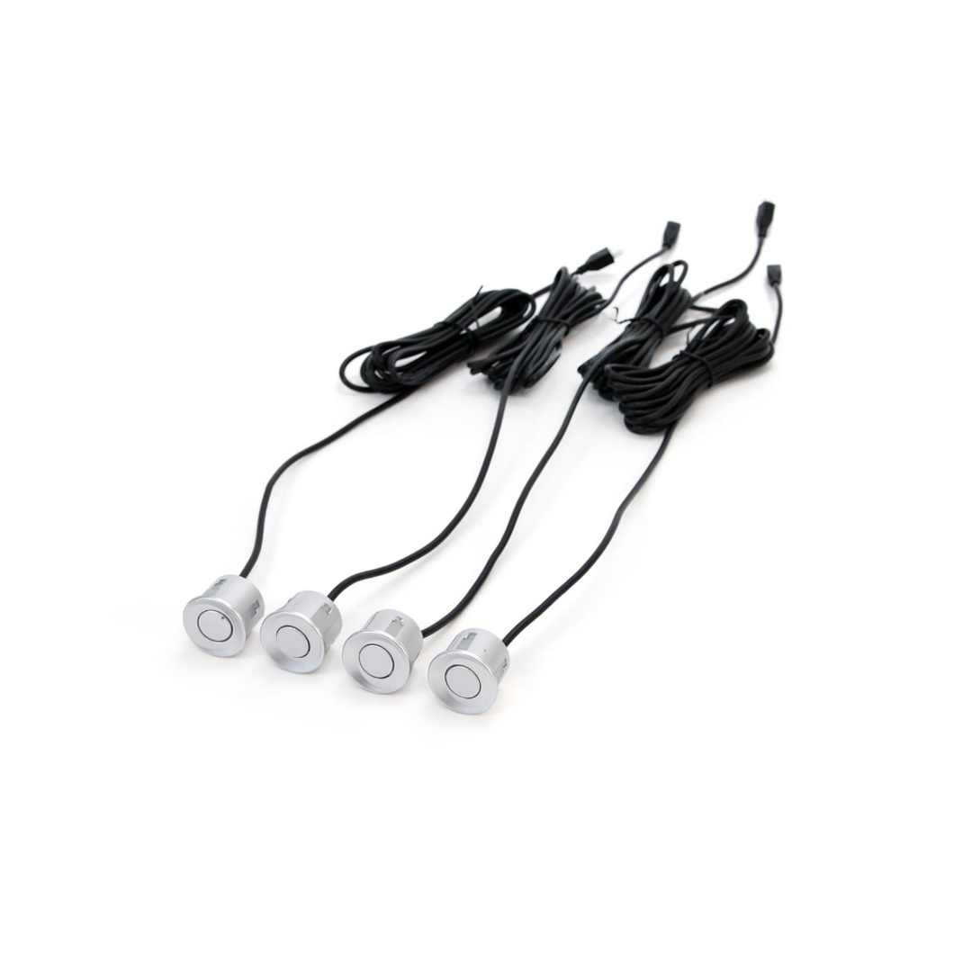 Εικόνα 4 από 6 — AMiO – Σύστημα Παρκαρίσματος 12V με 4 Αισθητήρες 22mm σε Ασημί χρώμα, Κάμερα HD-305 LED και Οθόνη LCD 4.3″ TFT01, παρκάρετε με απόλυτη οπτική σιγουριά και έγχρωμη καθοδήγηση – 1 Τεμ. (02261/AM)