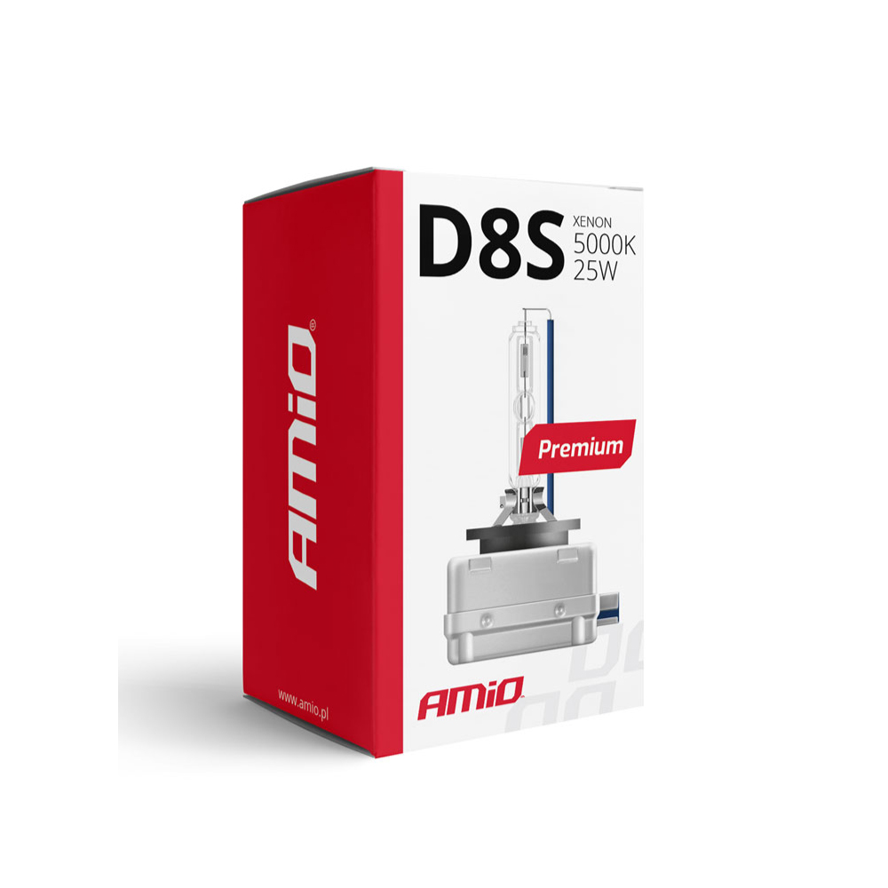Εικόνα 2 από 2 — Amio – ΑΝΤΑΛΛΑΚΤΙΚΗ ΛΑΜΠΑ PREMIUM D8S 12V 5.000k 25W – 1 TEM. (02395/AM)