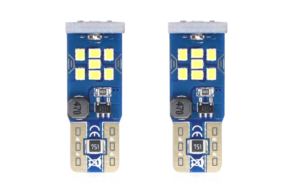 Εικόνα 2 από 3 — Amio – T10 W5W 12/24V LED 21xSMD ULTRABRIGHT 2016 CAN-BUS ΛΕΥΚΟ 2ΤΕΜ. (02445/AM)