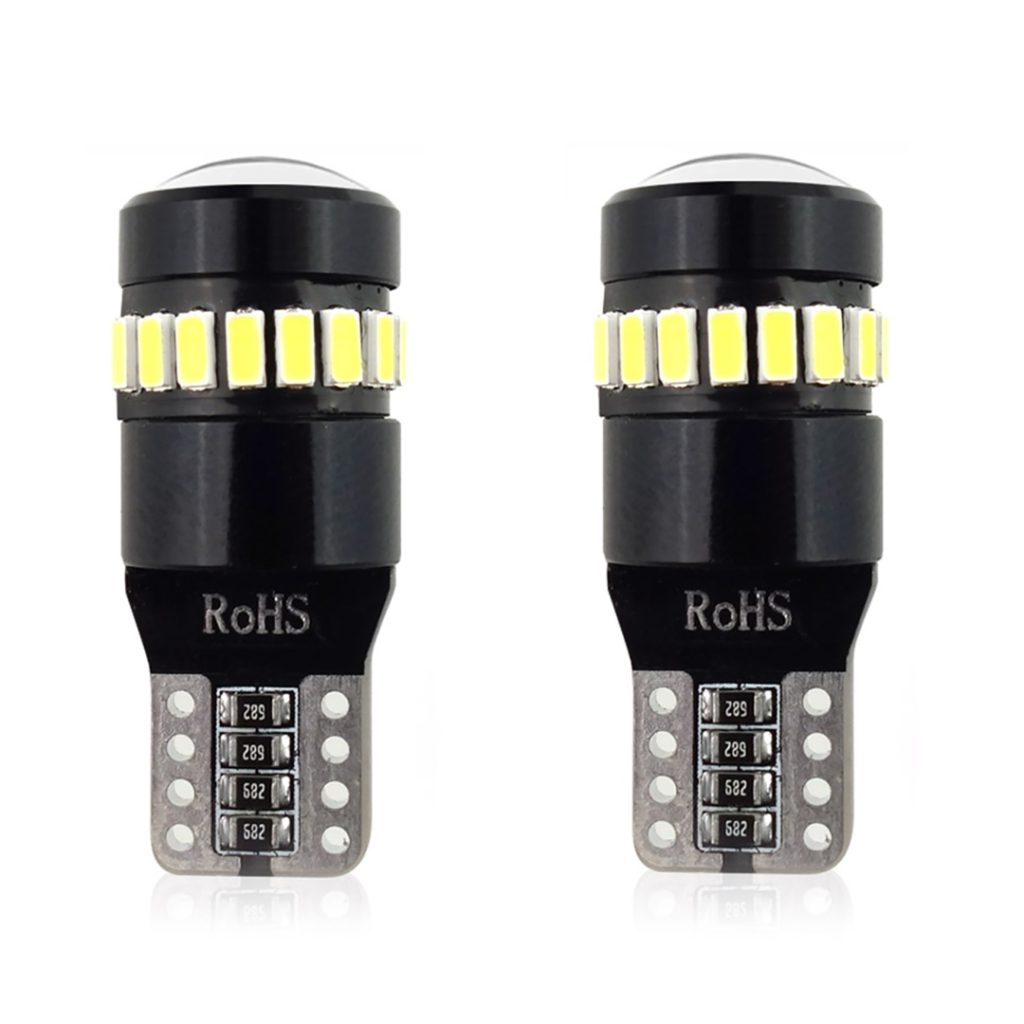 Εικόνα 1 από 3 — Amio – T10 W5W 12/24V CAN-BUS LED 18xSMD3014 +1xSMD ΛΕΥΚΟ 2ΤΕΜ. (02446/AM)
