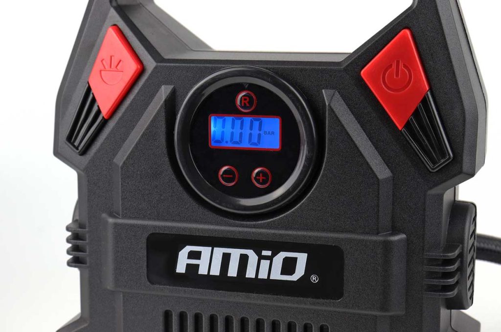 Εικόνα 4 από 7 — Amio – ΚΟΜΠΡΕΣΕΡ ΑΕΡΑ 12V 10bar/150psi ΜΕ 3 ΑΝΤΑΠΤΟΡΕΣ ΚΑΙ ΨΗΦΙΑΚΗ ΕΝΔΕΙΞΗ ACOMP-17 AMIO – 1 τεμ. (02642/AM)
