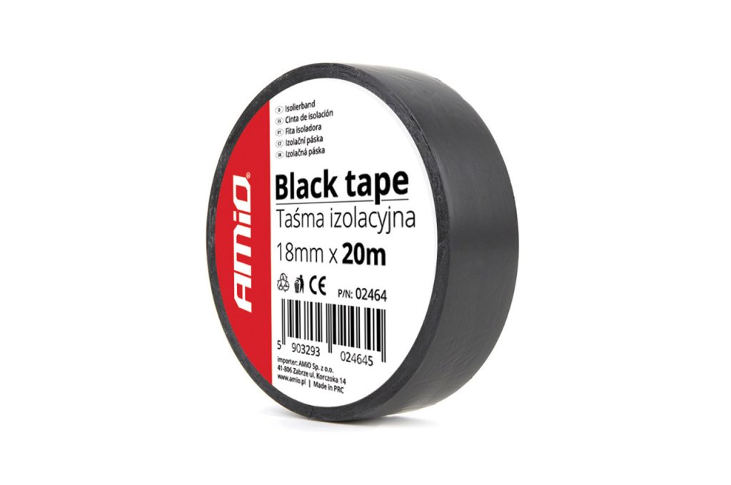 Εικόνα 1 από 1 — Amio – ΜΟΝΩΤΙΚΗ ΤΑΙΝΙΑ ΜΑΥΡΗ 19MM – 20M – 1 τεμ. (02464/AM)