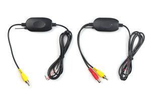 Amio - ΚΑΛΩΔΙΟ ΣΥΝΔΕΣΗΣ RCA ΜΕ ΠΟΜΠΟ & ΔΕΚΤΗ 12V 2.4Ghz (ΓΙΑ ΑΣΥΡΜΑΤΗ ΣΥΝΔΕΣΗ ΚΑΜΕΡΑΣ & ΟΘΟΝΗΣ) - 1 τεμ. (02486/AM)