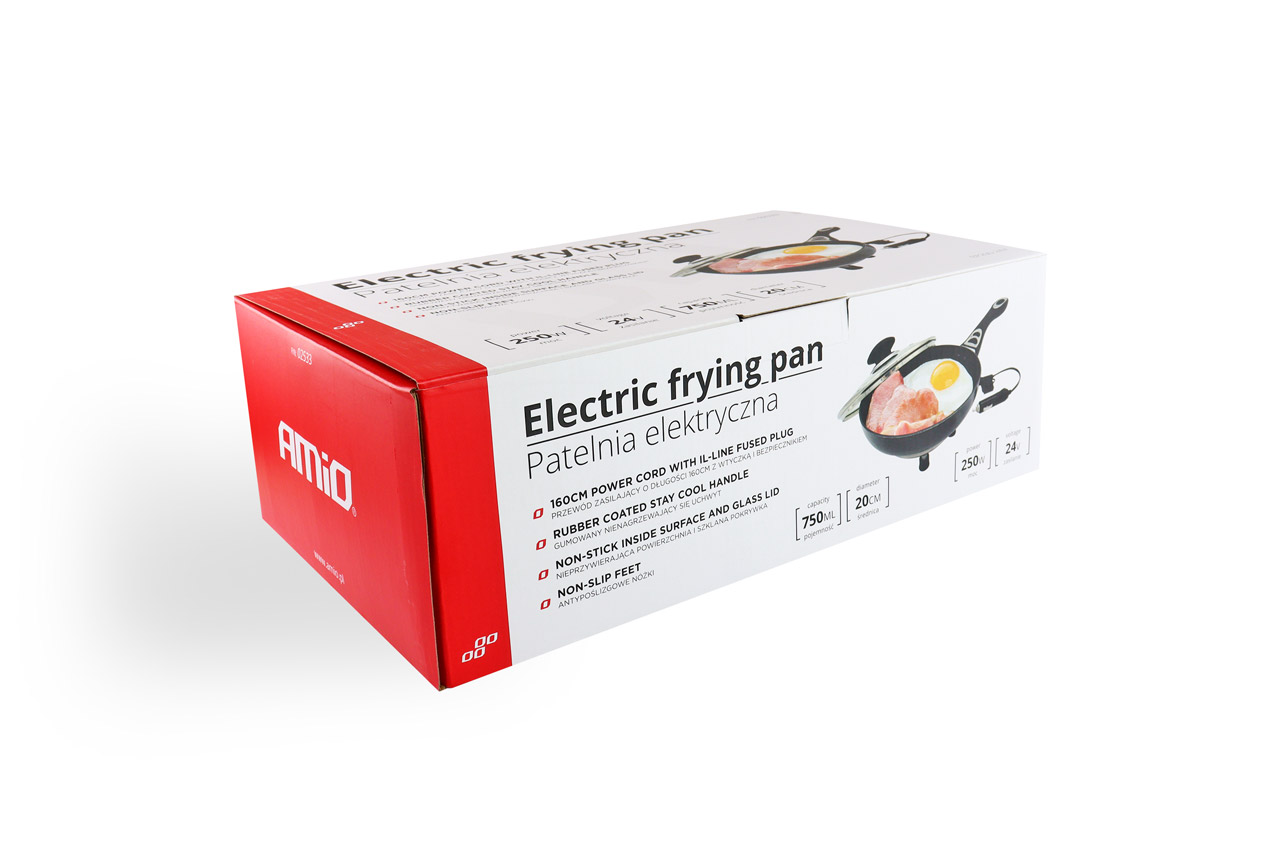 Εικόνα 5 από 5 — Amio – ΤΗΓΑΝΙ ΗΛΕΚΤΡΙΚΟ 24V 250W 350ml ΜΕ ΦΙΣ ΑΝΑΠΤΗΡΑ – 1 τεμ. (02533/AM)