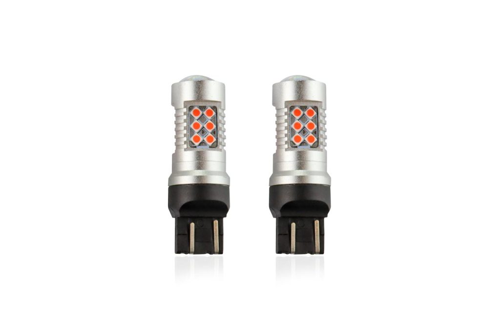Εικόνα 3 από 4 — Amio – WR21/5W T20 12/24V 6,2W 5.600K LED 24xSMD3030 CAN-BUS ΚΟΚΚΙΝΟ 18x56mm 2ΤΕΜ. (02581/AM)