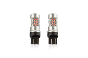 Amio - WR21/5W T20 12/24V 6,2W 5.600K LED 24xSMD3030 CAN-BUS ΚΟΚΚΙΝΟ 18x56mm 2ΤΕΜ. (02581/AM)