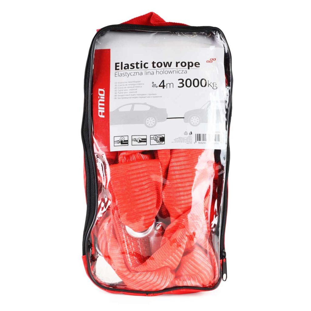 Εικόνα 6 από 6 — Amio – ΙΜΑΝΤΑΣ ΡΥΜΟΥΛΚΗΣΗΣ ELASTIC TOW ROPE 3000KG 1,5>4m – 1 τεμ. (02595/AM)