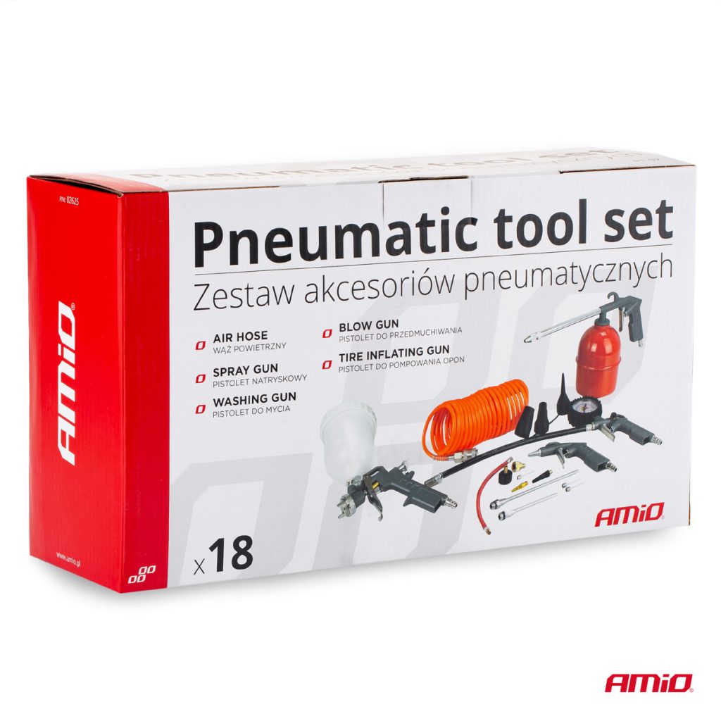 Εικόνα 8 από 8 — Amio – ΠΙΣΤΟΛΙΑ ΑΕΡΟΣ ΒΑΦΗΣ ΣΕΤ PT-07 – 18 ΤΕΜ. (02625/AM)
