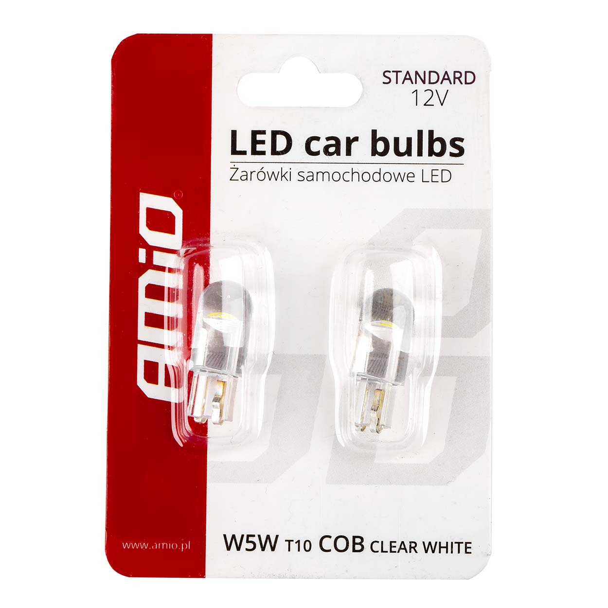 Εικόνα 4 από 4 — Amio – T10 W5W 12V W2,1×9,5d ΛΕΥΚΟ 5.600K 12SMDx2835 ΣΙΛΙΚΟΝΗΣ (ΚΑΡΦΩΤΟ) 2ΤΕΜ. (02645/AM)