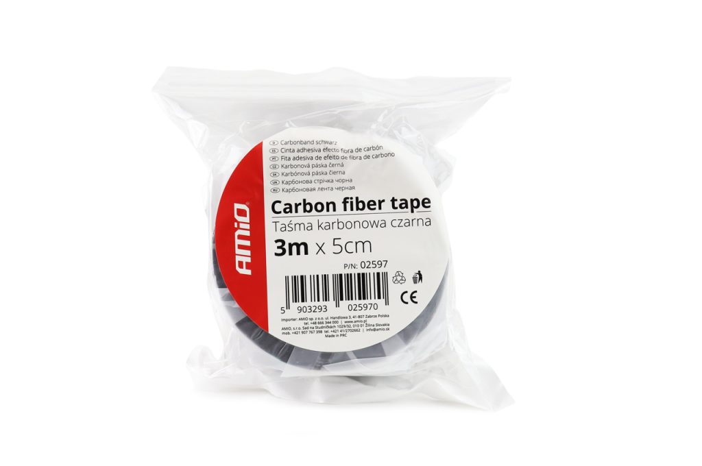 Εικόνα 3 από 3 — Amio – TAINIA 5D CARBON ΕΣΩΤΕΡΙΚΗΣ & ΕΞΩΤΕΡΙΚΗΣ ΧΡΗΣΗΣ 50mm x 3m -1 ΤΕΜ. (02597/AM)
