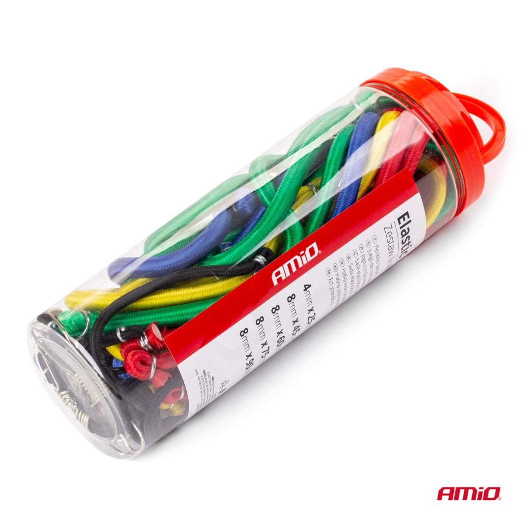 Εικόνα 6 από 8 — Amio – ΧΤΑΠΟΔΙΑ ΕΛΑΣΤΙΚΑ (4mmΧ25cm 4ΤΕΜ)(8mmX45cm 2ΤΕΜ)(8mmΧ60cm 2ΤΕΜ)(8mmX75cm 2ΤΕΜ)(8mmX90cm 2ΤΕΜ) – 12 ΤΕΜ. (02836/AM)