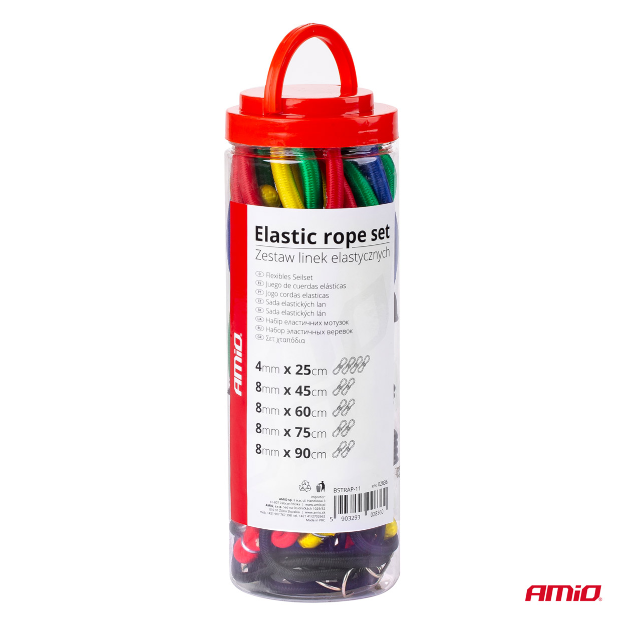 Εικόνα 8 από 8 — Amio – ΧΤΑΠΟΔΙΑ ΕΛΑΣΤΙΚΑ (4mmΧ25cm 4ΤΕΜ)(8mmX45cm 2ΤΕΜ)(8mmΧ60cm 2ΤΕΜ)(8mmX75cm 2ΤΕΜ)(8mmX90cm 2ΤΕΜ) – 12 ΤΕΜ. (02836/AM)