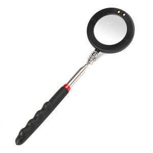 Amio - ΚΑΘΡΕΠΤΗΣ ΧΕΙΡΟΣ ΤΗΛΕΣΚΟΠΙΚΟΣ 50mm 28-87cm 360 ΜΟΙΡΕΣ ΜΕ ΦΩΣ LED - 1 ΤΕΜ. (02840/AM)