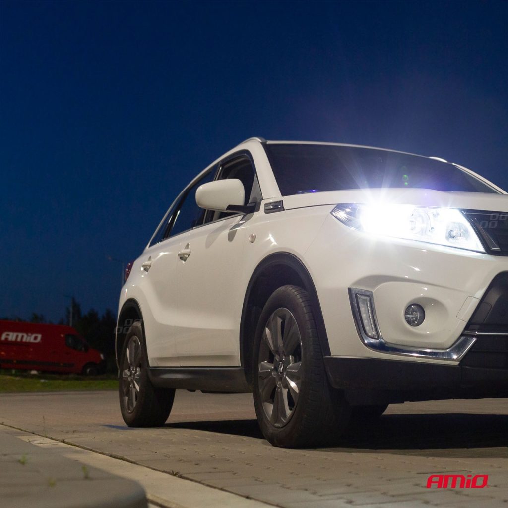 Εικόνα 2 από 4 — Amio – Λάμπες Led Η7 12V/24V 44W 6.500K 3.800lm COB – 2 τεμ. (02844/AM)