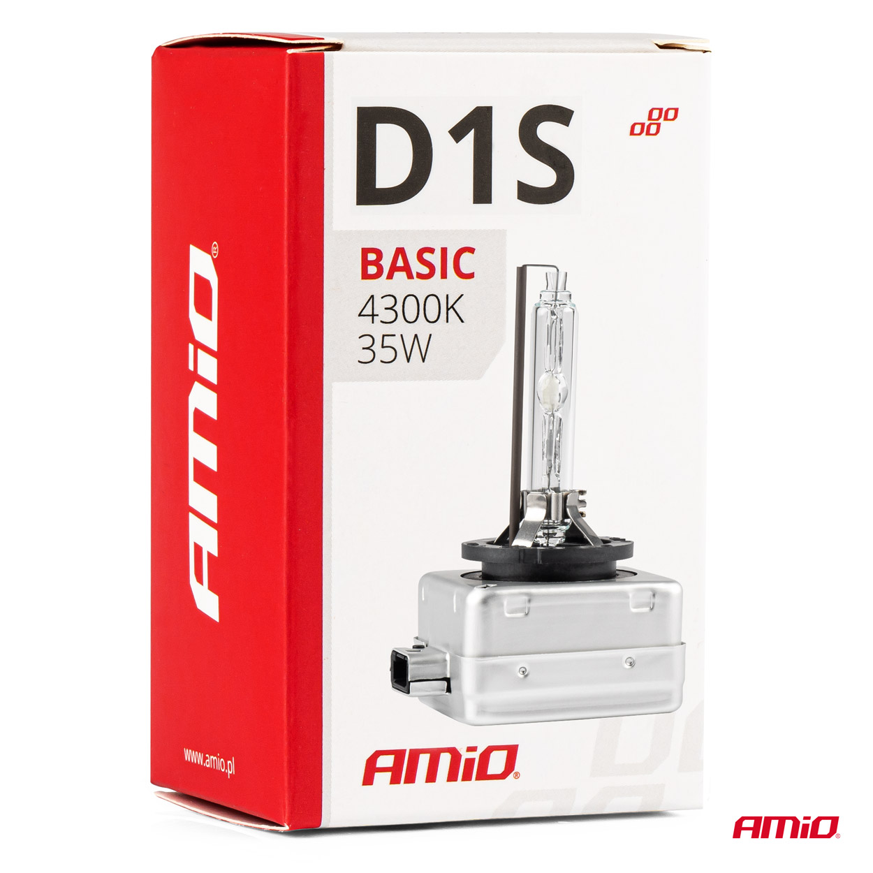 Εικόνα 3 από 3 — Amio – D1S 12V 4.300k 35W ΑΝΤΑΛΛΑΚΤΙΚΗ ΛΑΜΠΑ BASIC – 1 ΤΕΜ. (02942/AM)
