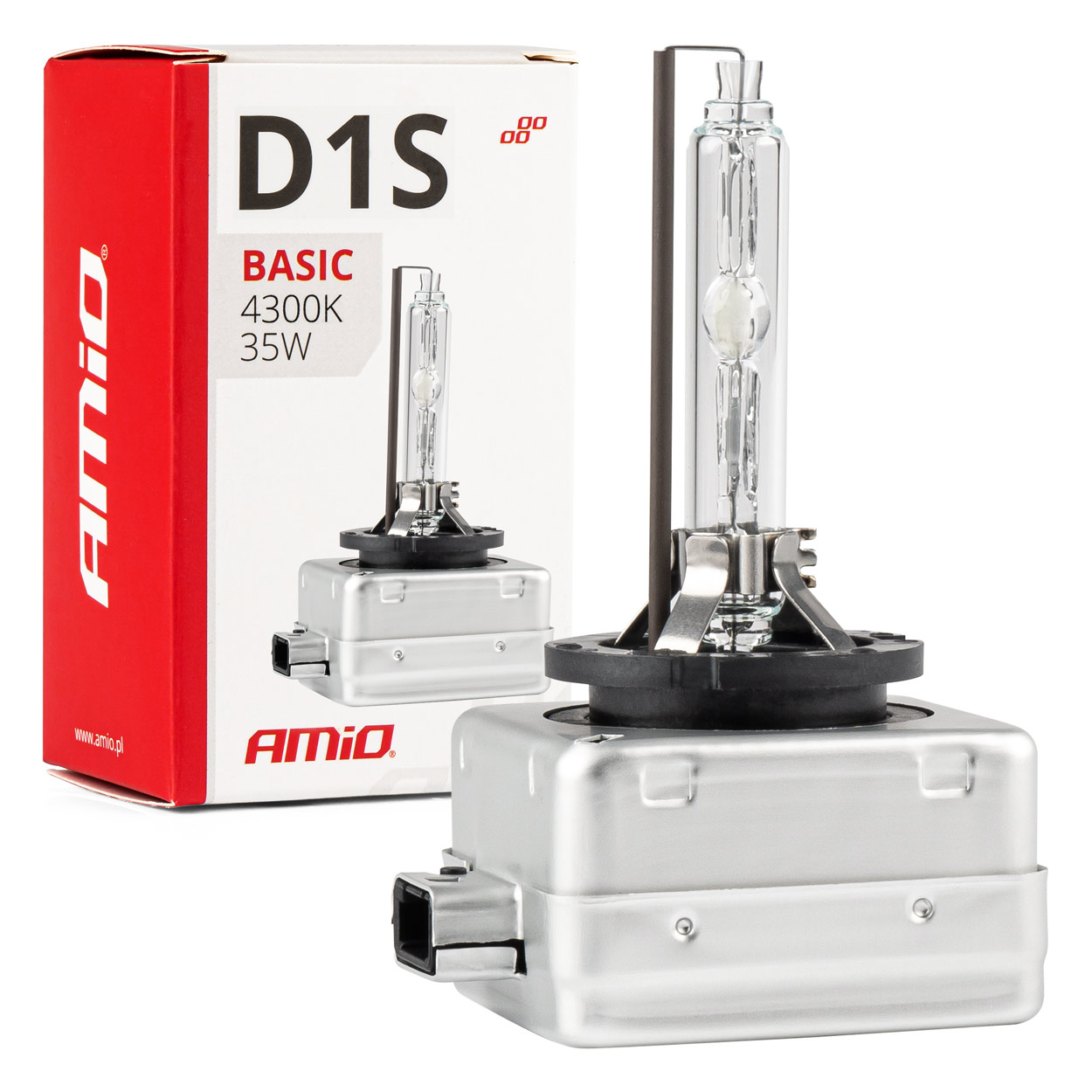 Εικόνα 1 από 3 — Amio – D1S 12V 4.300k 35W ΑΝΤΑΛΛΑΚΤΙΚΗ ΛΑΜΠΑ BASIC – 1 ΤΕΜ. (02942/AM)
