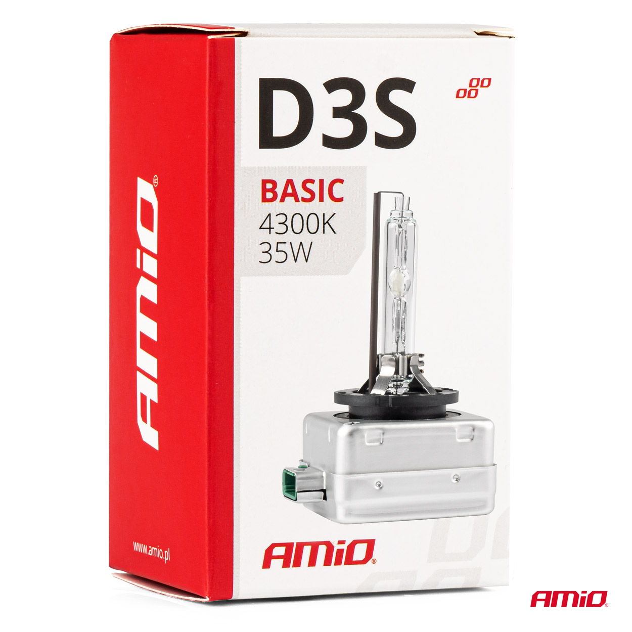 Εικόνα 3 από 3 — Amio – D3S 12V 4.300k 35W ΑΝΤΑΛΛΑΚΤΙΚΗ ΛΑΜΠΑ BASIC – 1 Τεμ. (02947/AM)