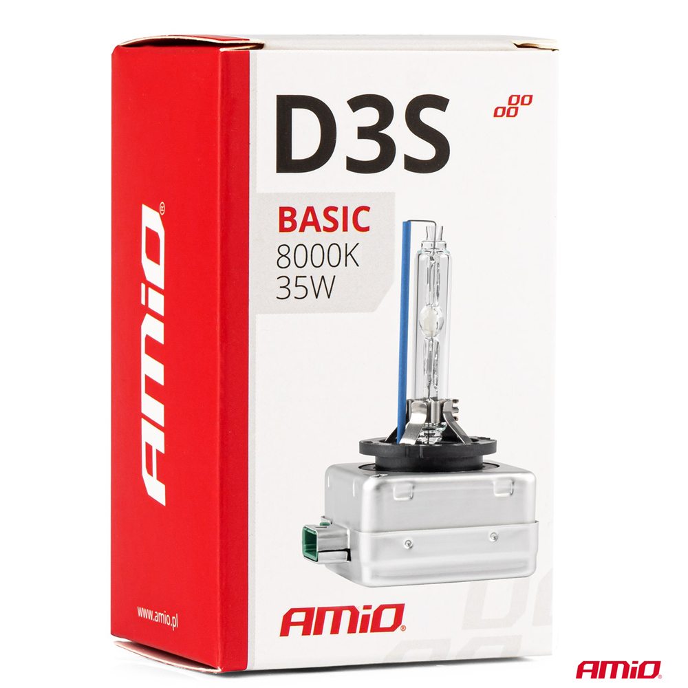 Εικόνα 3 από 3 — Amio – D3S 12V 8.000k 35W ΑΝΤΑΛΛΑΚΤΙΚΗ ΛΑΜΠΑ BASIC – 1 Τεμ. (02949/AM)