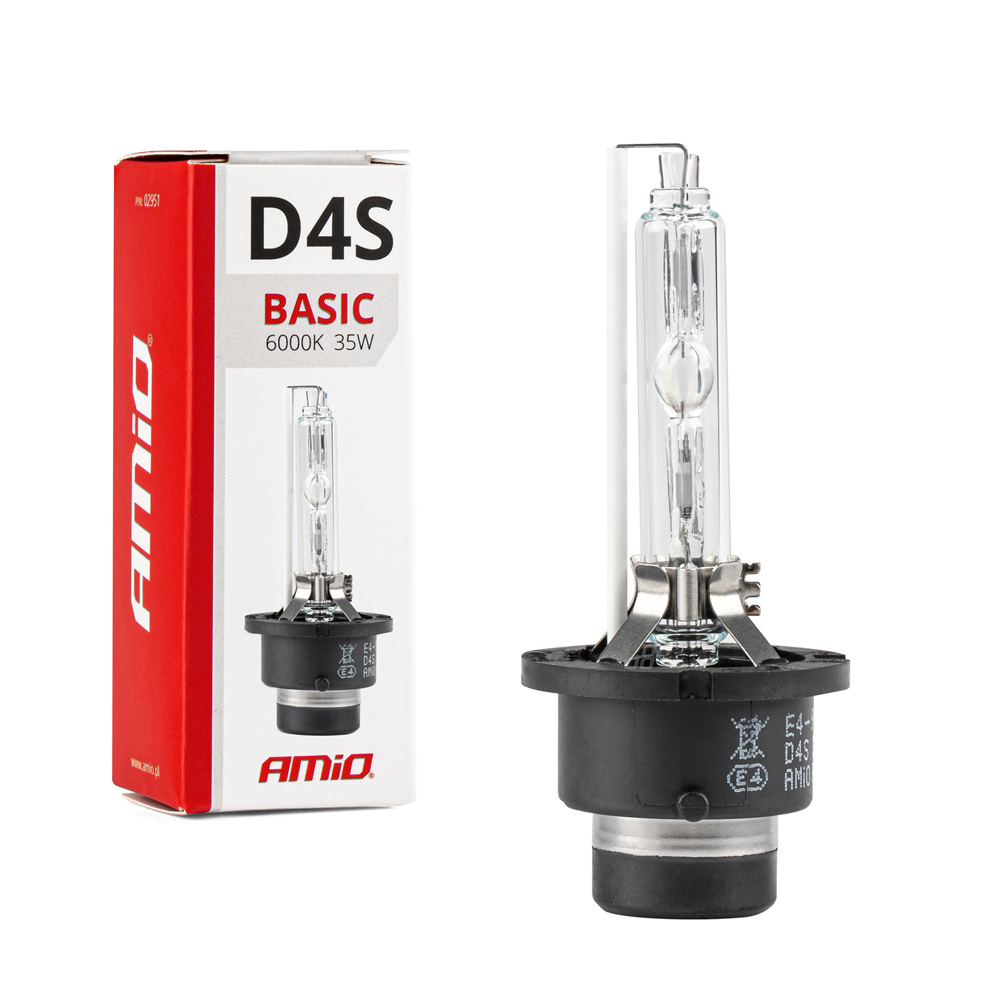 Εικόνα 1 από 4 — Amio – D4S 12V 6.000k 35W ΑΝΤΑΛΛΑΚΤΙΚΗ ΛΑΜΠΑ BASIC – 1 Τεμ. (02951/AM)