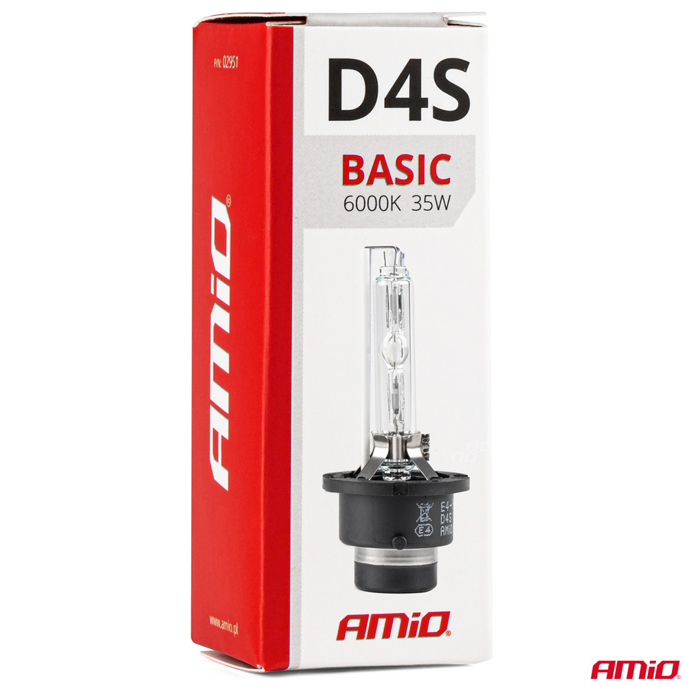 Εικόνα 4 από 4 — Amio – D4S 12V 6.000k 35W ΑΝΤΑΛΛΑΚΤΙΚΗ ΛΑΜΠΑ BASIC – 1 Τεμ. (02951/AM)