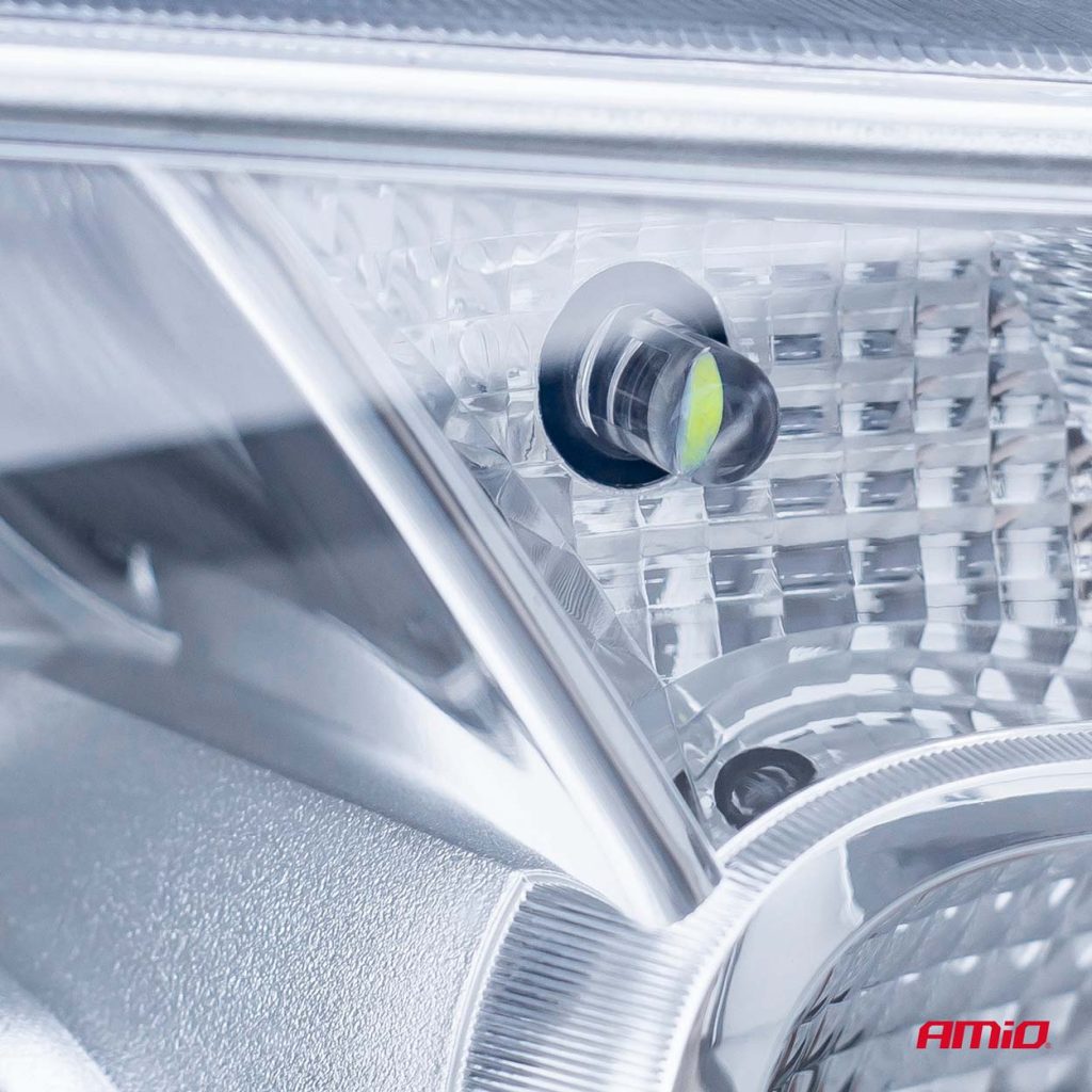 Εικόνα 3 από 7 — Amio – T10 W5W 12V COB LED ΛΕΥΚΟ ΧΡΩΜΑ CLEAR WHITE 100ΤΕΜ. (02955/AM)