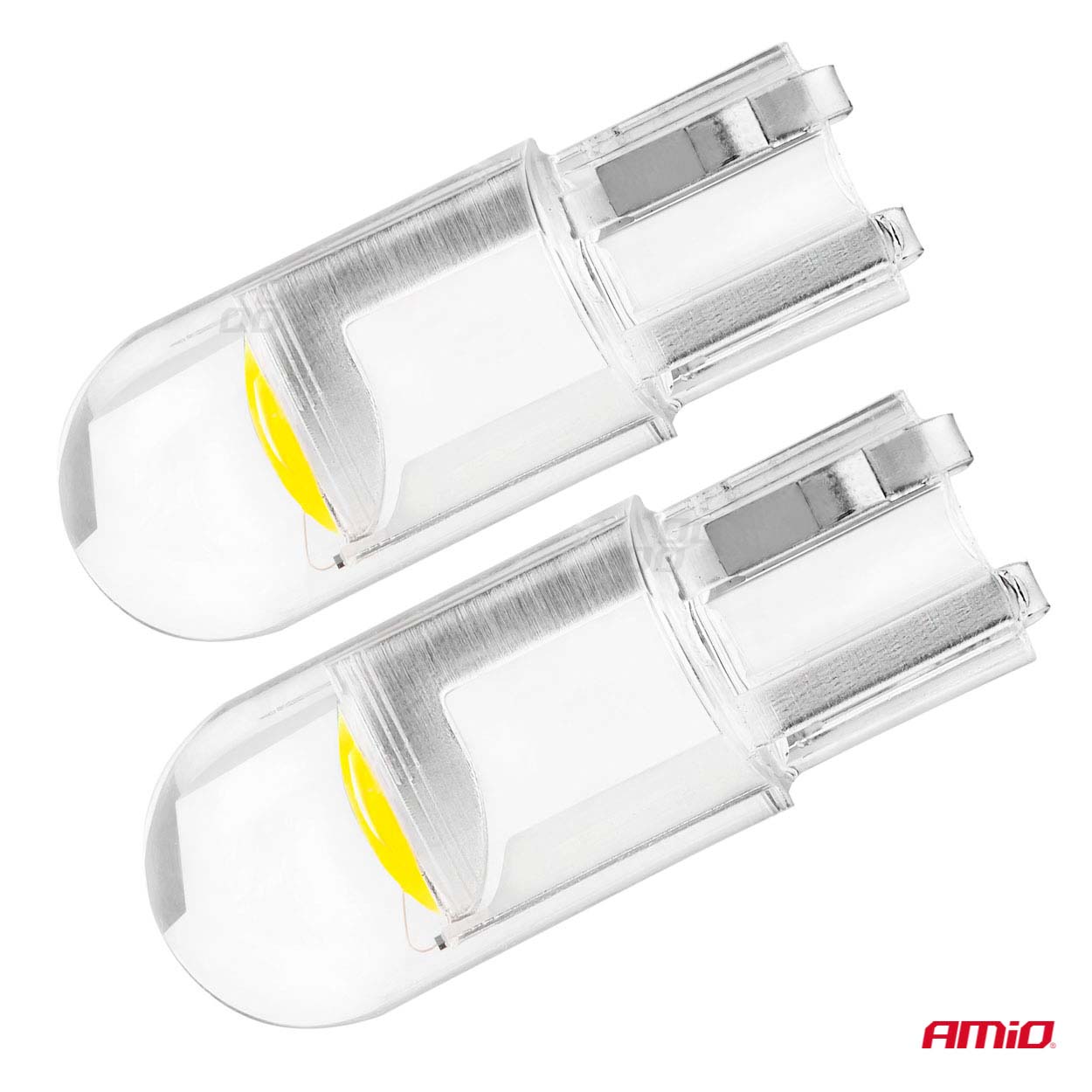 Εικόνα 6 από 7 — Amio – T10 W5W 12V COB LED ΛΕΥΚΟ ΧΡΩΜΑ CLEAR WHITE 100ΤΕΜ. (02955/AM)