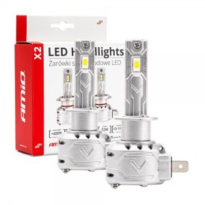 Amio - ΛΑΜΠΕΣ H1 LED CAN BUS X2 SERIES ΜΕ ΑΝΕΜΙΣΤΗΡΑΚΙ H1 10-16V 72W 6.500K 7.920lm +400% - 2 TEM. (02970/AM)