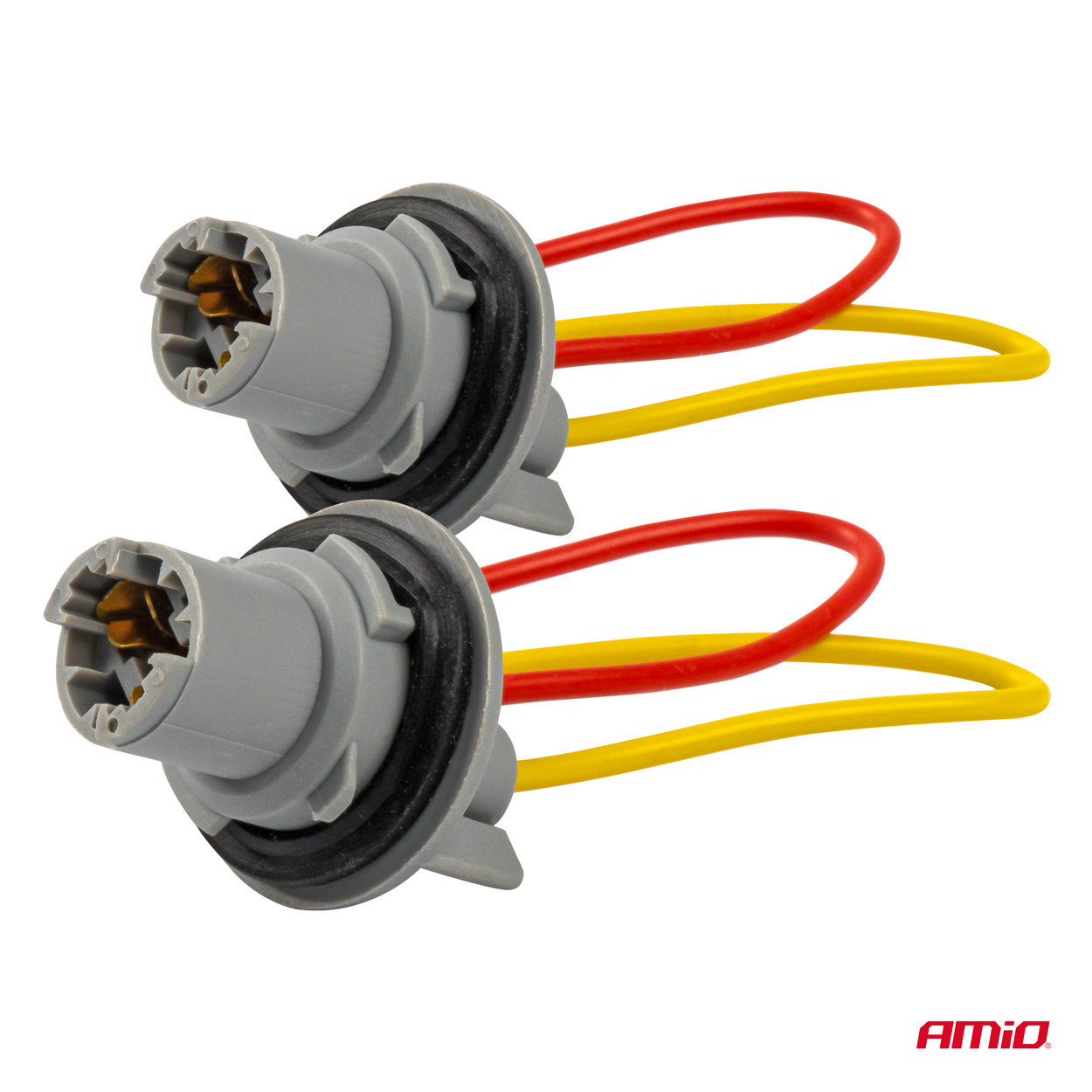 Εικόνα 2 από 3 — Amio – ΦΙΣΑ 12/24V ΓΙΑ ΛΑΜΠΕΣ T15/W5W/W16W ME ΚΑΛΩΔΙΟ – 2 ΤΕΜ. (03049/AM)