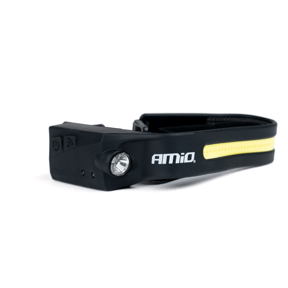 Εικόνα 1 από 4 — Amio – ΦΑΚΟΣ ΚΕΦΑΛΗΣ ΕΡΓΑΣΙΑΣ LED USB-C 1200mAh XPE+COB ΕΠΑΝΑΦΟΡΤΙΖΟΜΕΝΟΣ – 1 TEM. (03241/AM)