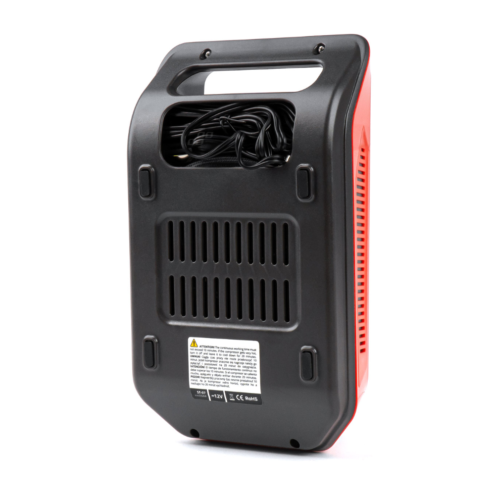 Εικόνα 2 από 9 — Amio – ΚΟΜΠΡΕΣΕΡ ΑΕΡΑ ΕΛΑΣΤΙΚΩΝ 12V 120W 140psi 10bar ΜΕ ΦΙΣ ΑΝΑΠΤΗΡΑ LED ΦΑΚΟ ΚΑΙ ΟΘΟΝΗ LCD – 1 TEM. (03268/AM)