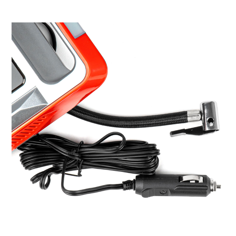 Εικόνα 5 από 9 — Amio – ΚΟΜΠΡΕΣΕΡ ΑΕΡΑ ΕΛΑΣΤΙΚΩΝ 12V 120W 140psi 10bar ΜΕ ΦΙΣ ΑΝΑΠΤΗΡΑ LED ΦΑΚΟ ΚΑΙ ΟΘΟΝΗ LCD – 1 TEM. (03268/AM)
