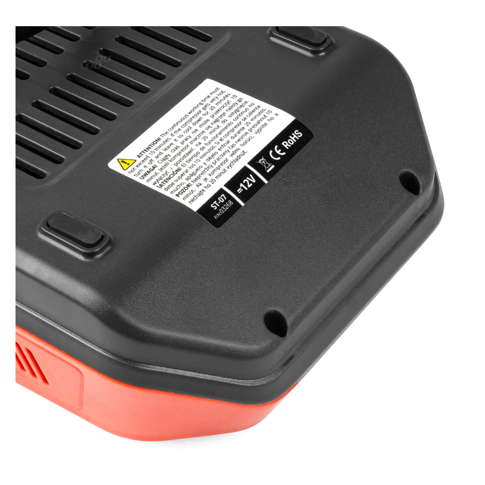Εικόνα 6 από 9 — Amio – ΚΟΜΠΡΕΣΕΡ ΑΕΡΑ ΕΛΑΣΤΙΚΩΝ 12V 120W 140psi 10bar ΜΕ ΦΙΣ ΑΝΑΠΤΗΡΑ LED ΦΑΚΟ ΚΑΙ ΟΘΟΝΗ LCD – 1 TEM. (03268/AM)