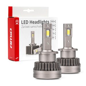 Amio - ΛΑΜΠΕΣ LED ΜΕ ΨΥΚΤΡΑ D2S/D2R 9-16V 70W 6.500K 8600lm XD SERIES - 2 ΤΕΜ. (03311/AM)