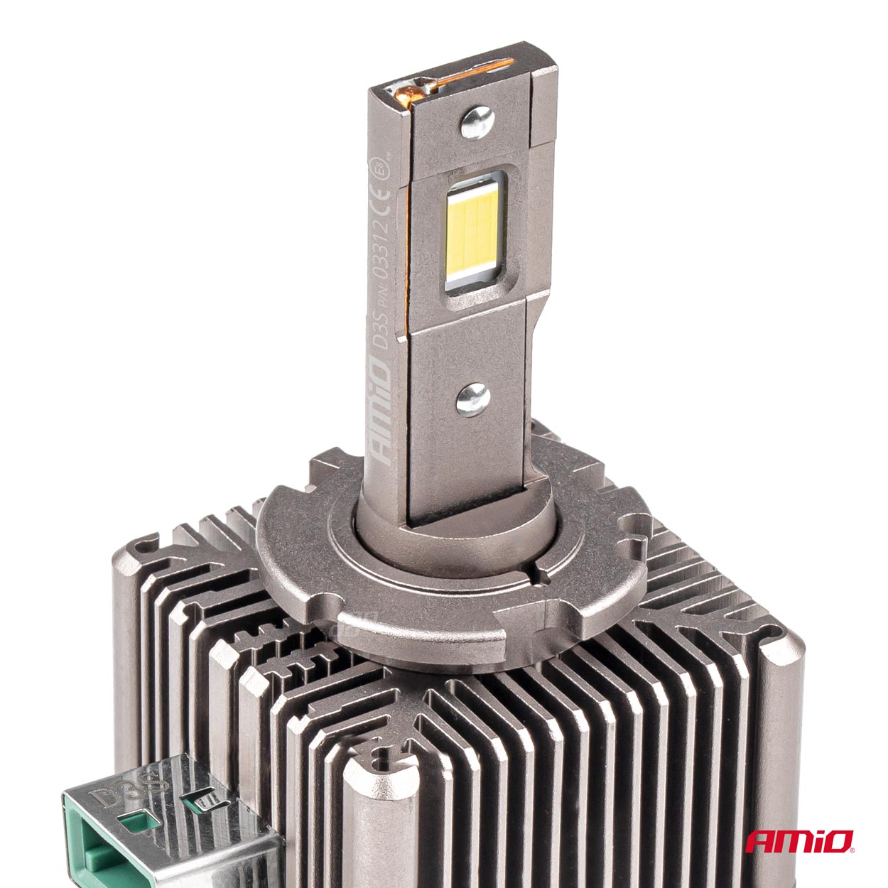 Εικόνα 2 από 6 — Amio – ΛΑΜΠΕΣ LED D3S 9>16V 70W 6.500K 8600lm (ΜΕ ΨΥΚΤΡΑ) XD SERIES – 2 ΤΕΜ. (03312/AM)