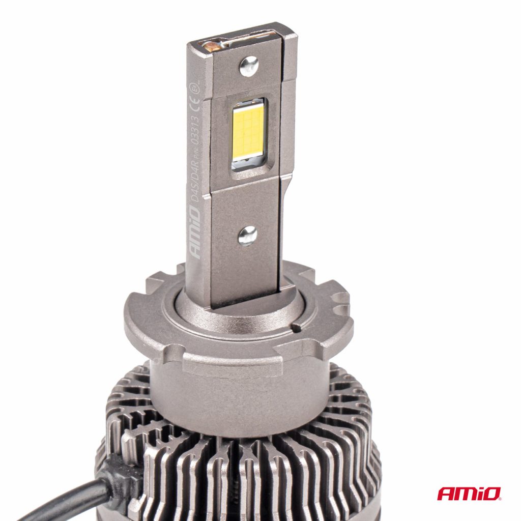 Εικόνα 3 από 7 — Amio – ΛΑΜΠΕΣ LED D4S/D4R 9>16V 70W 6.500K 8600lm (ΜΕ ΨΥΚΤΡΑ) XD SERIES – 2 ΤΕΜ. (03313/AM)