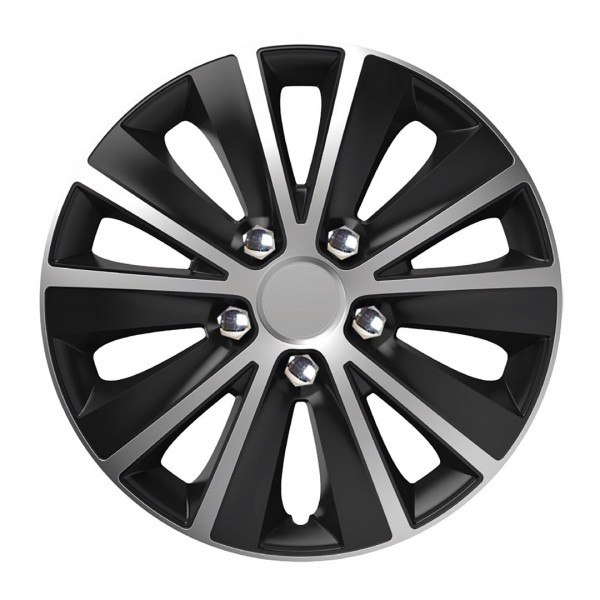 Εικόνα 1 από 2 — Amio – ΤΑΣΙΑ 14″ RAPIDE NC SILVER BLACK ΣΕΤ 4 ΤΕΜ ΣΕ ΚΟΥΤΙ (0341/AM)