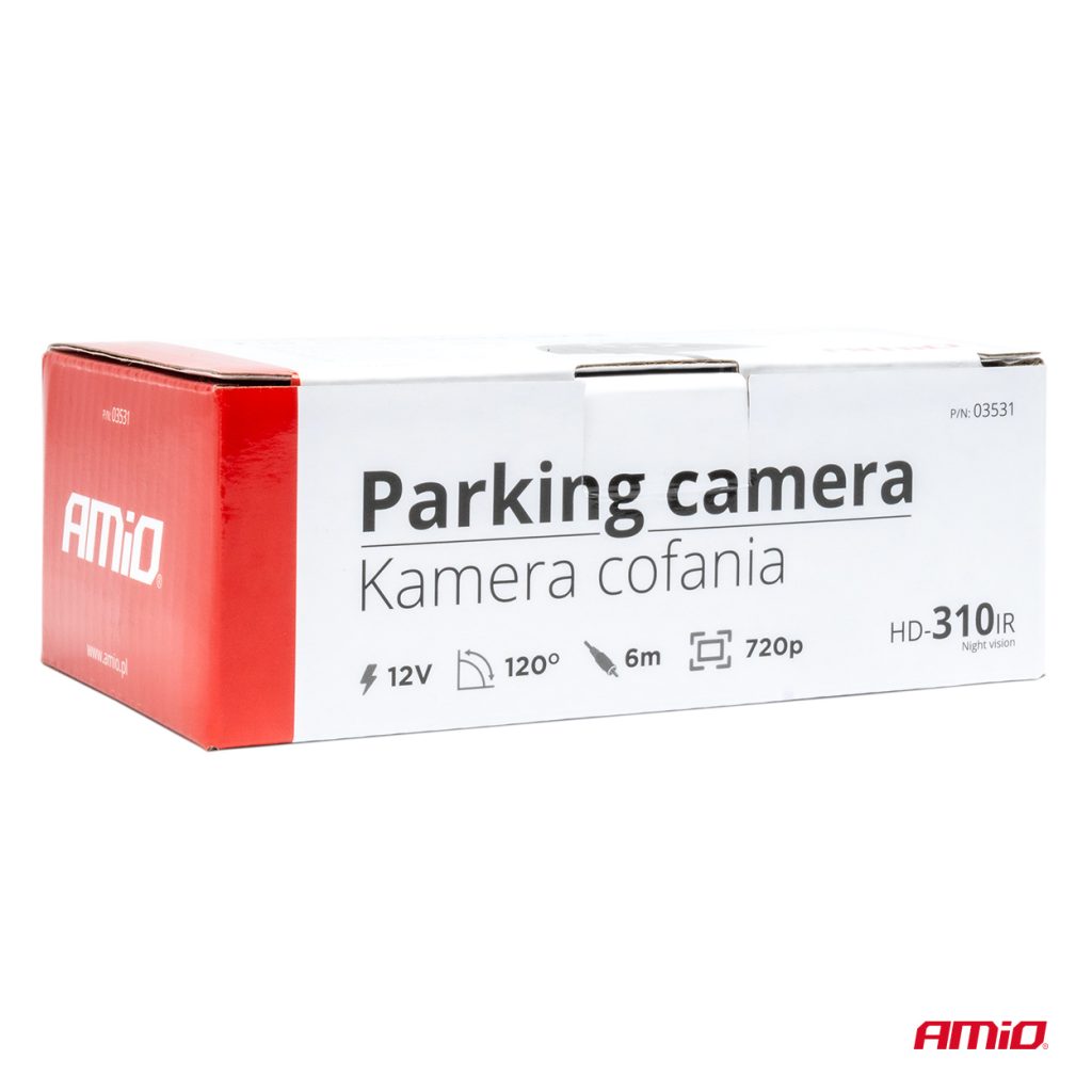 Εικόνα 6 από 6 — Amio – ΚΑΜΕΡΑ ΟΠΙΣΘΟΠΟΡΕΙΑΣ 12V LED ΜΕ NYΧΤΕΡΙΝΗ ΛΗΨΗ ΒΙΔΩΤΗ HD-310 IR – 1 TEM. (03531/AM)
