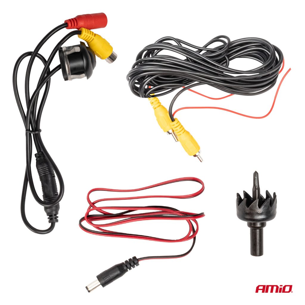 Εικόνα 2 από 4 — Amio – ΚΑΜΕΡΑ ΟΠΙΣΘΟΠΟΡΕΙΑΣ 12V 720pHD ΜΕ ΡΥΘΜΙΣΗ ΚΛΙΣΗΣ ΣΤΡΟΓΓΥΛΗ HD-340 – 1 TEM. (03536/AM)