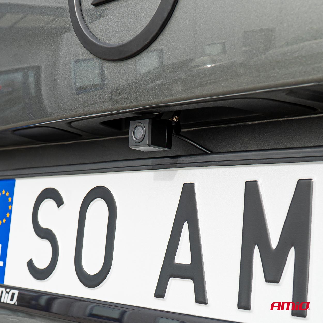 Εικόνα 2 από 6 — Amio – ΚΑΜΕΡΑ ΟΠΙΣΘΟΠΟΡΕΙΑΣ 12V 720pHD ΜΕ ΡΥΘΜΙΣΗ ΚΛΙΣΗΣ ΤΕΤΡΑΓΩΝ HD-340 – 1 TEM. (03537/AM)