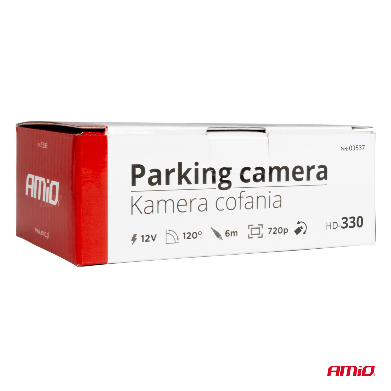 Εικόνα 6 από 6 — Amio – ΚΑΜΕΡΑ ΟΠΙΣΘΟΠΟΡΕΙΑΣ 12V 720pHD ΜΕ ΡΥΘΜΙΣΗ ΚΛΙΣΗΣ ΤΕΤΡΑΓΩΝ HD-340 – 1 TEM. (03537/AM)