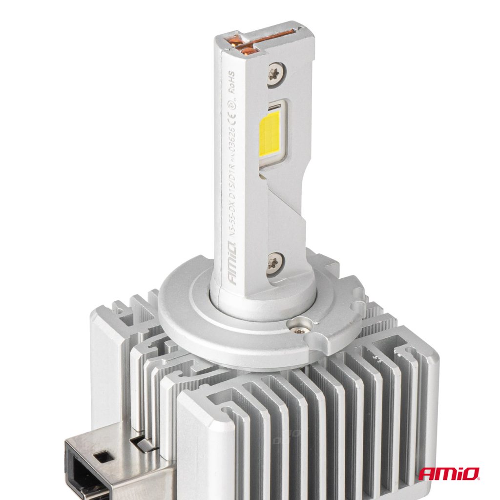 Εικόνα 2 από 6 — Amio – ΛΑΜΠΕΣ LED D1S/D1R 12V 6.000K 6800lm CAN-BUS D-BASIC SERIES – 2 Τεμ. (03626/AM)
