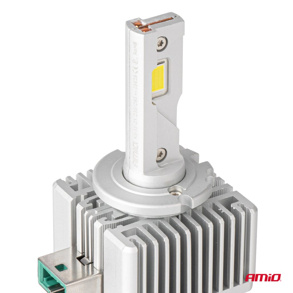 Εικόνα 2 από 6 — Amio – ΛΑΜΠΕΣ LED D3S/D8R 12V 6.000K 6800lm CAN-BUS D-BASIC SERIES – 2 Τεμ. (03628/AM)