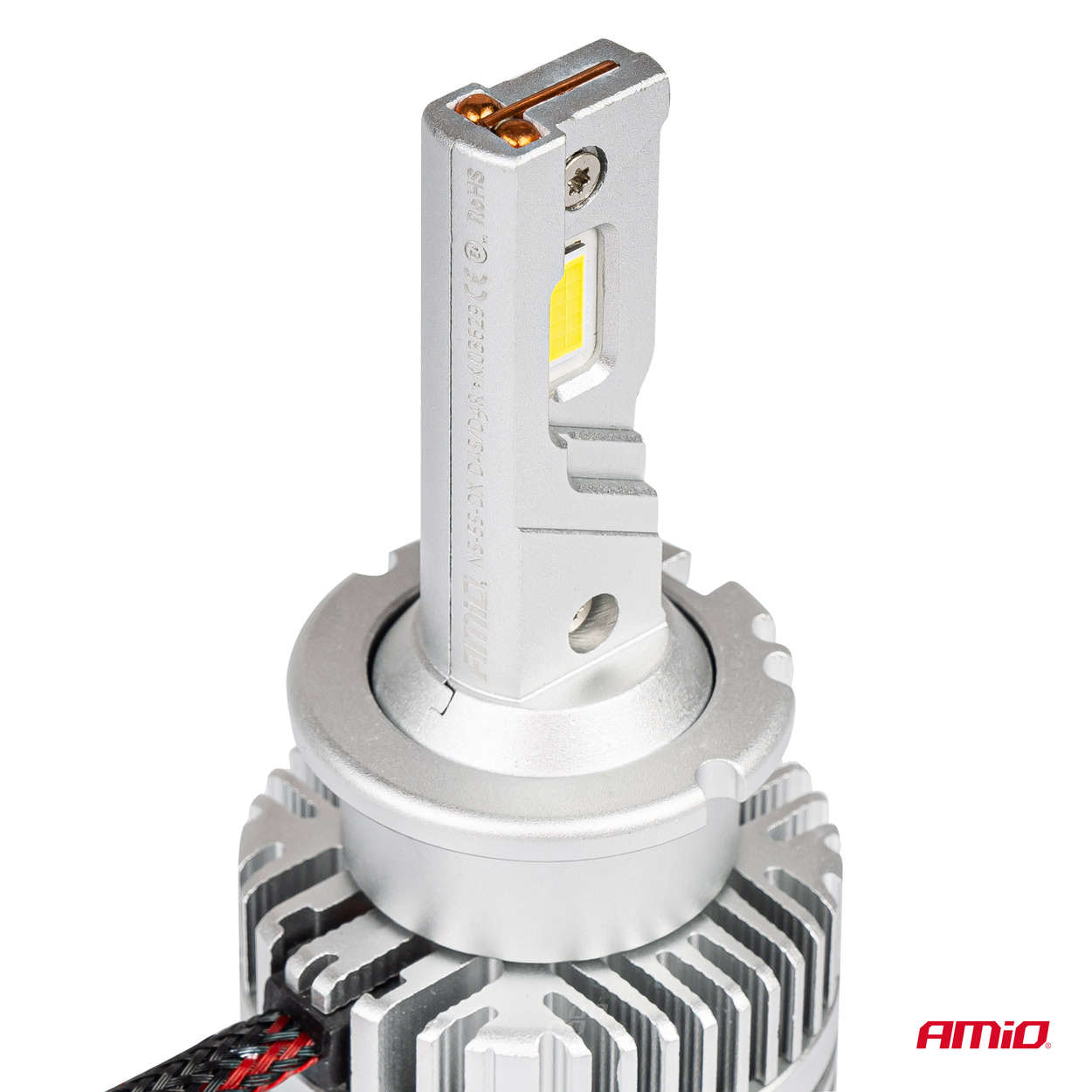 Εικόνα 2 από 6 — Amio – ΛΑΜΠΕΣ LED D4S/D4R 12V 6.000K 6800lm CAN-BUS D-BASIC SERIES – 2 Τεμ. (03629/AM)