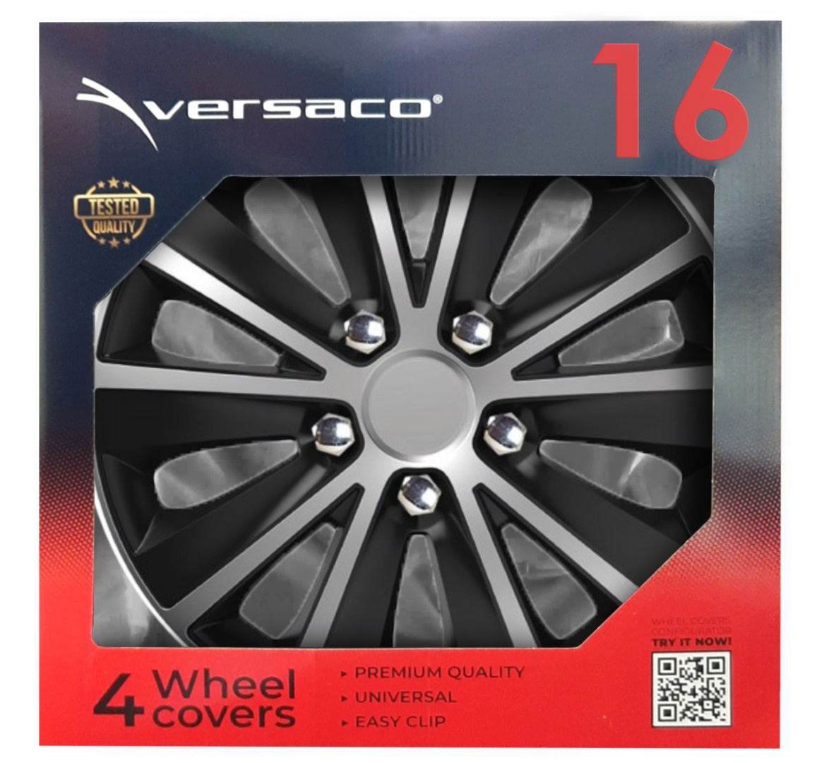 Εικόνα 2 από 2 — Amio – ΤΑΣΙΑ 16″ RAPIDE NC SILVER BLACK- ΣΕΤ 4 ΤΕΜ. ΣΕ ΚΟΥΤΙ (0365/AM)