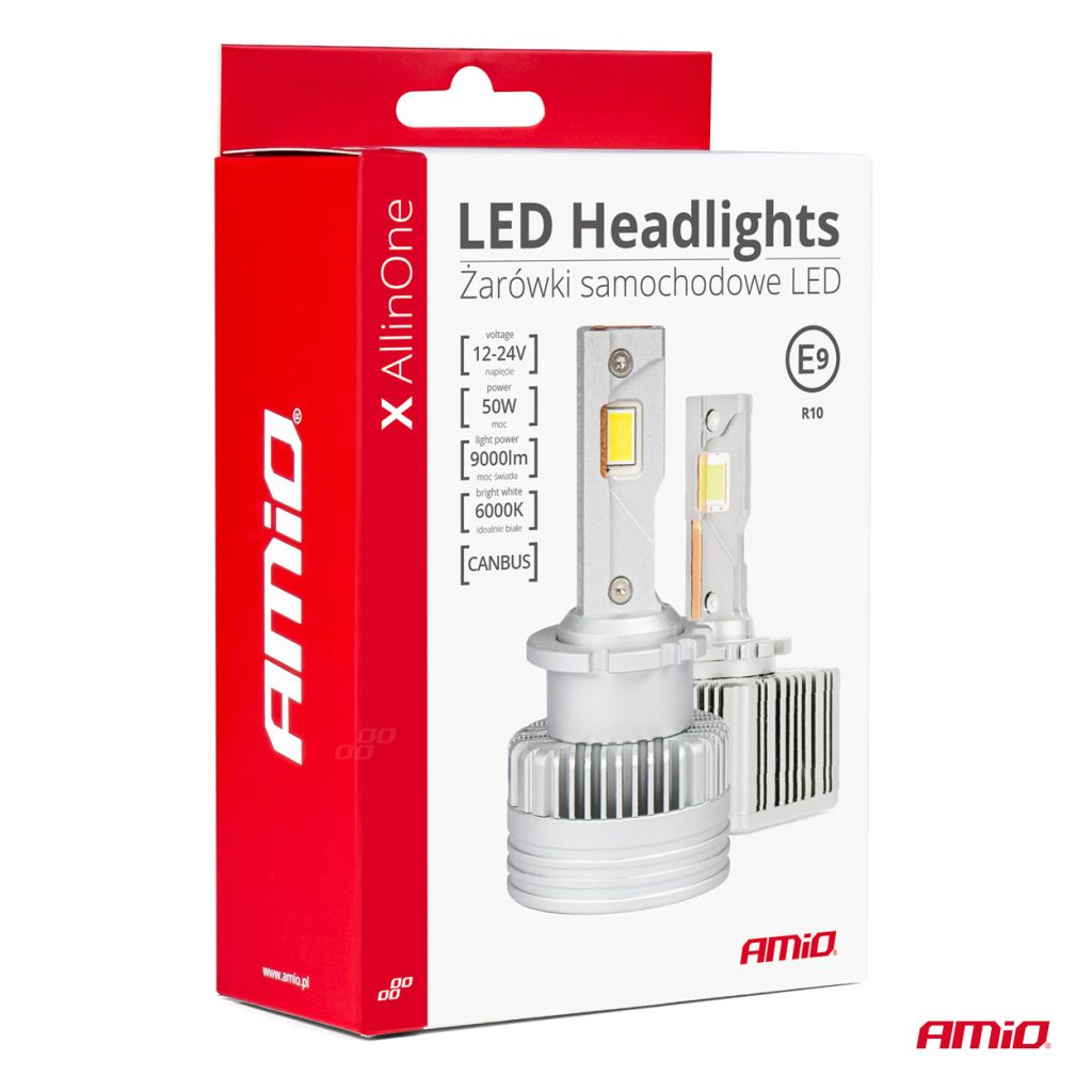Εικόνα 9 από 9 — Amio – ΛΑΜΠΕΣ LED D3S/D5R/D8S 12/24V 6000K 9.000lm 50W X ALL IN ONE SERIES CAN-BUS (ΜΕ ΑΝΕΜΙΣΤΗΡΑΚΙ) – 2 ΤΕΜ. (03669/AM)