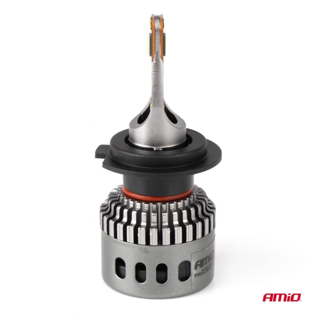 Εικόνα 2 από 4 — Amio – ΛΑΜΠΕΣ H7 9>16V 6.000K 5.400lm 60W K3 SERIES LED CAN-BUS(ΜΕ ΨΥΚΤΡΑ) – 2 Τεμ. (03683/ΑΜ)